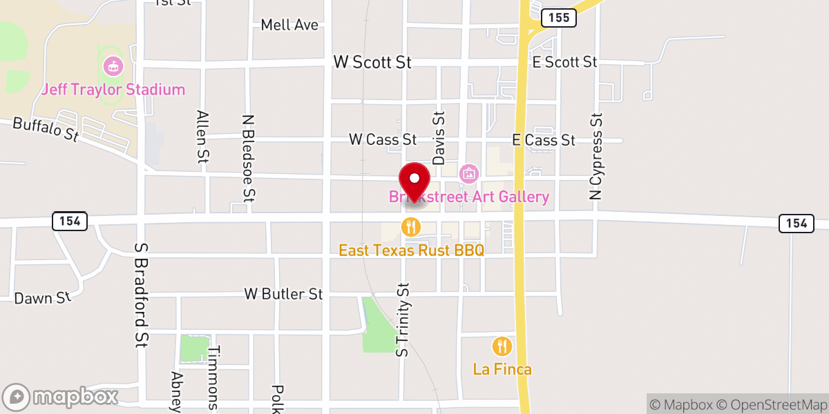 Map showing location of Simply Beautiful Floral Company