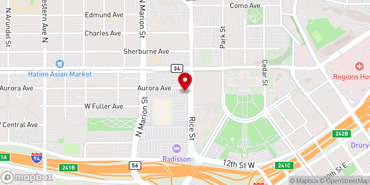 Map showing location of Berean Church of God in Christ