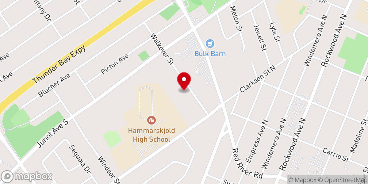 Map showing location of Christ Lutheran Church LC-C