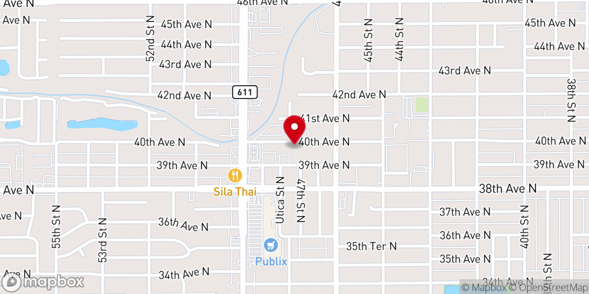 Map showing location of House of Hope St. Pete - Church