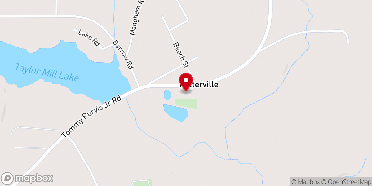 Map showing location of Taylor Mill Baptist Church