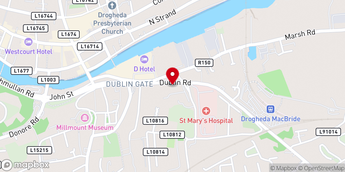Map showing location of Spoon and the Stars Hostel