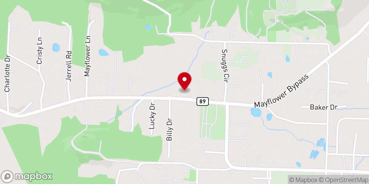 Map showing location of Northside Apostolic Church