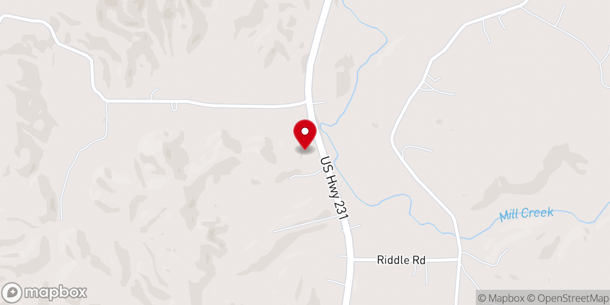 Map showing location of Gospel Haven Mennonite Church
