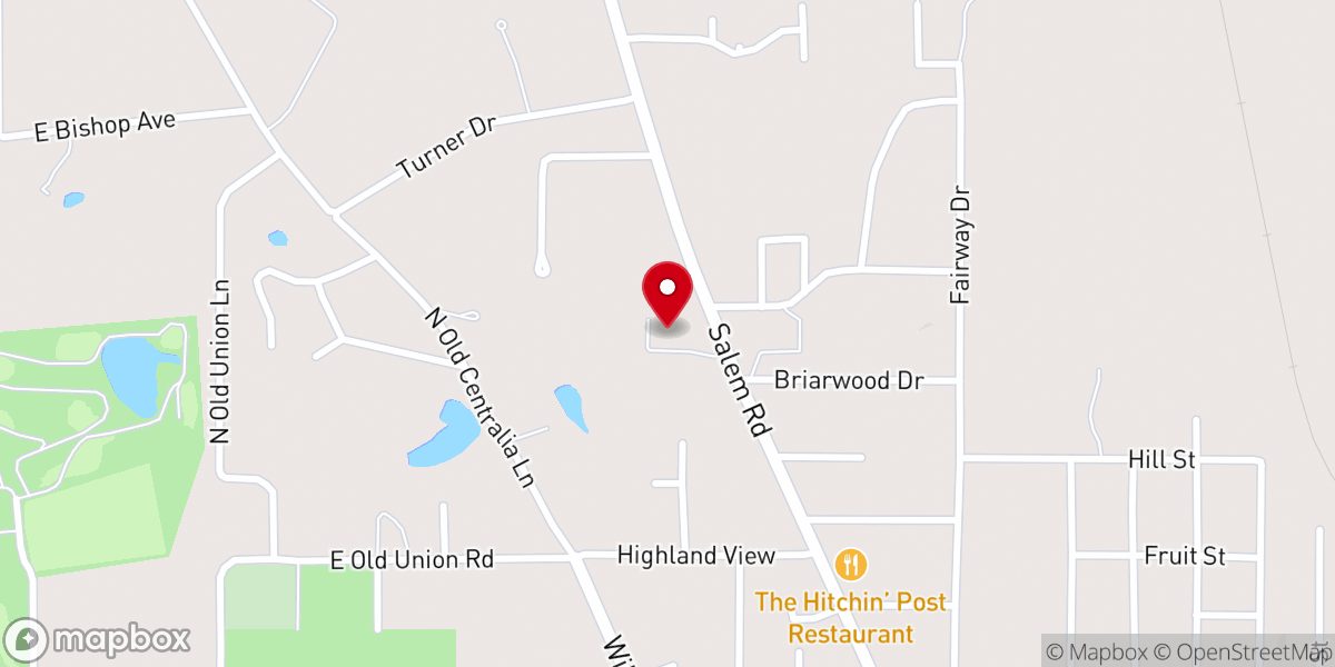 Map showing location of RUSH Wesley United Methodist Church