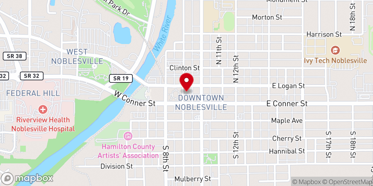 Map showing location of Living Branch Church