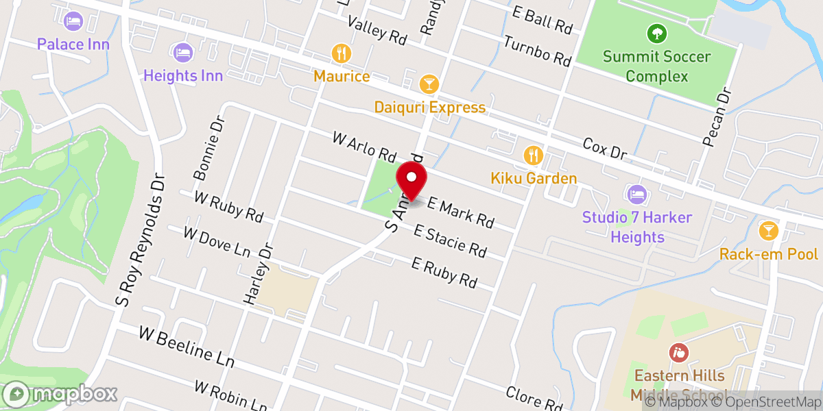 Map showing location of 한미 은혜 침례교회 Korean American Grace Baptist Church