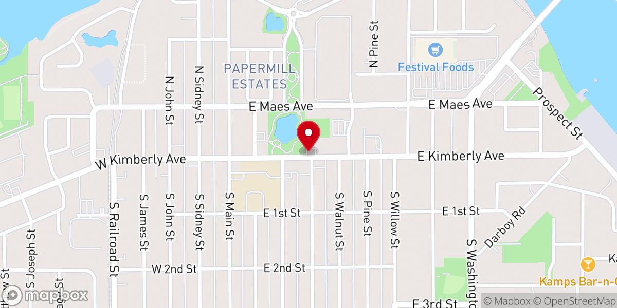 Map showing location of Frontline Community Church