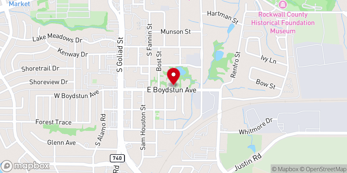 Map showing location of Little Wren Weddings & Events