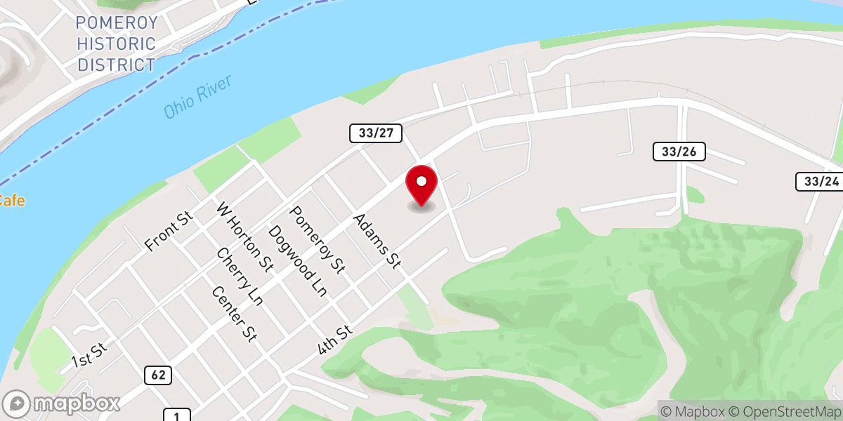 Map showing location of Faith Baptist Church