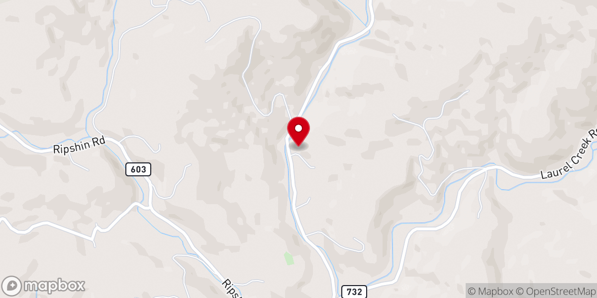 Map showing location of Friendship Church
