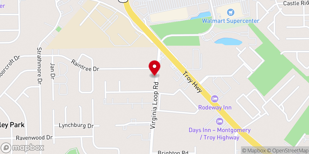 Map showing location of Holy Spirit Temple Mirical Revival Center Church, Inc.