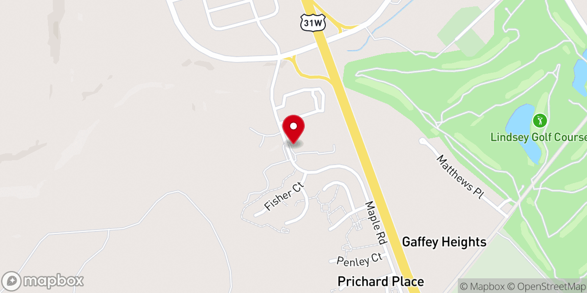 Map showing location of Religious Education Center