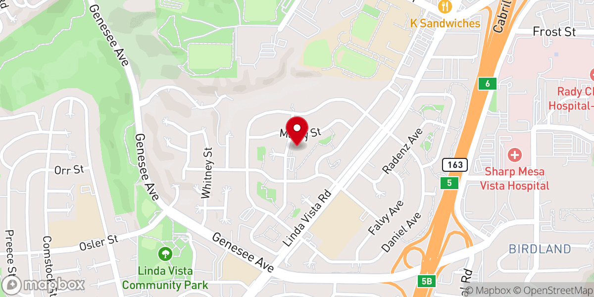 Map showing location of Saint Anthony Orthodox Church