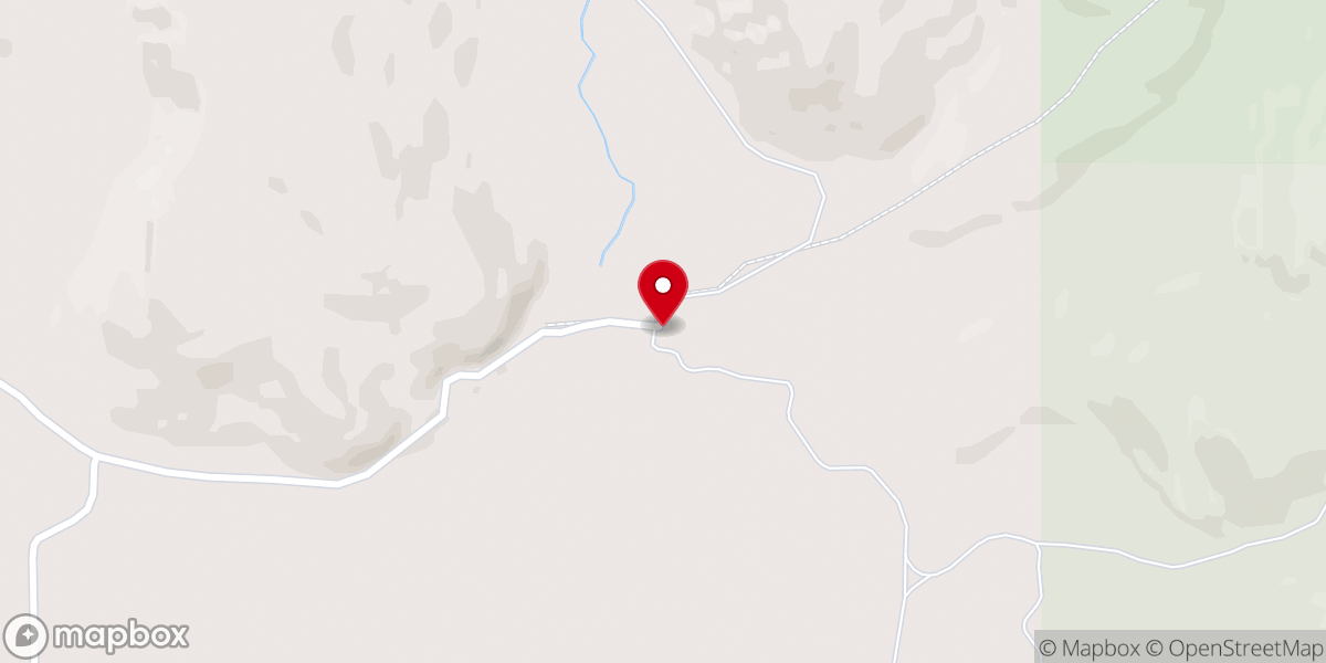 Map showing location of Box R Ranch