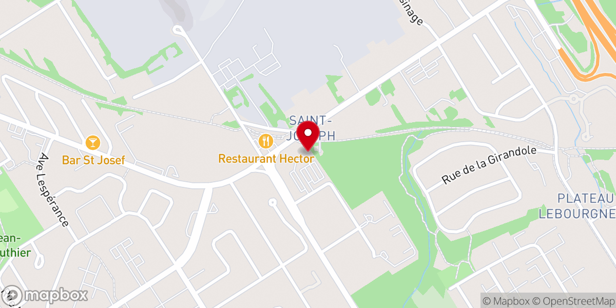 Map showing location of Carrefour Chrétien de la Capitale