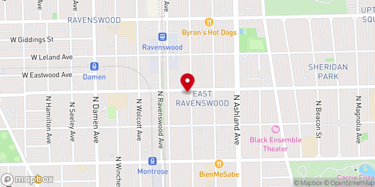 Map showing location of All Saints Episcopal Church