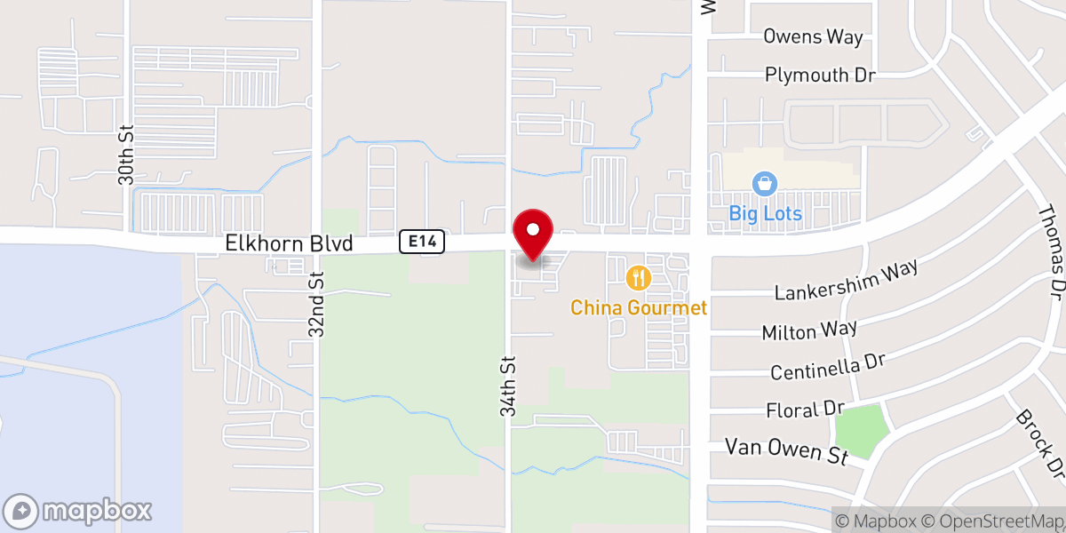Map showing location of New Testament Baptist Church