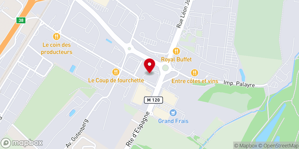 Map showing location of Eglise biblique franco-espagnole Le phare