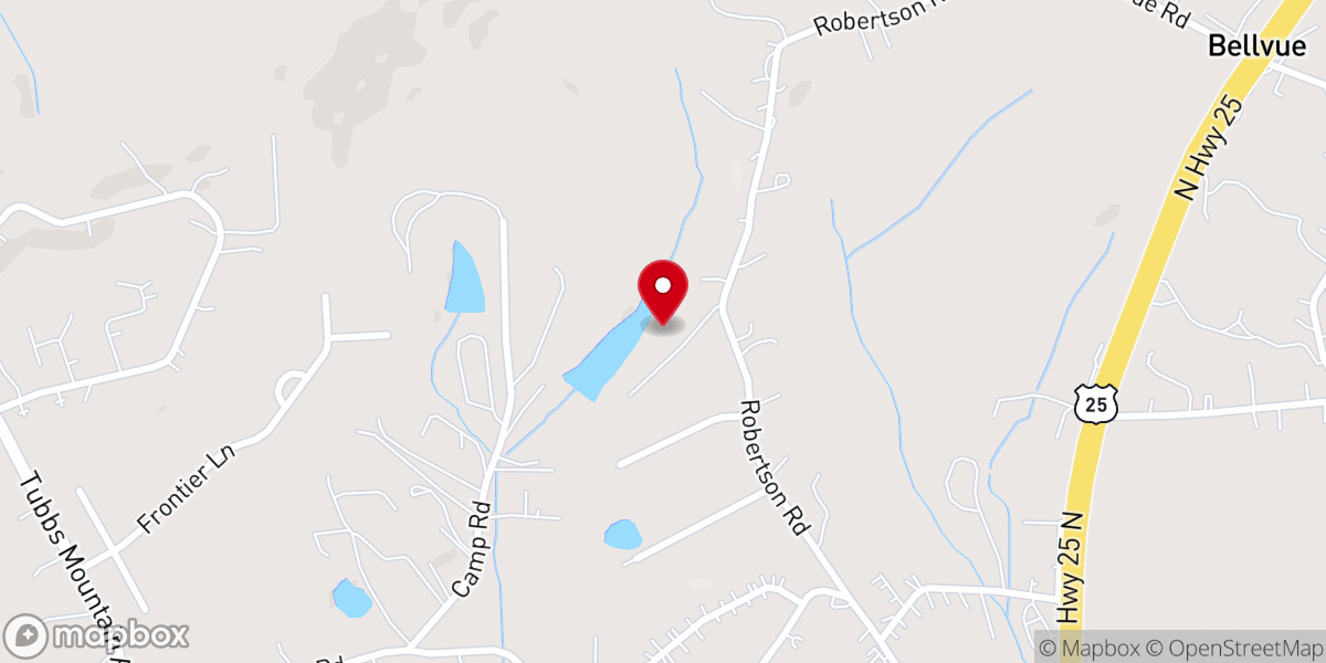 Map showing location of Look-up Lodge Christian Camp Inc