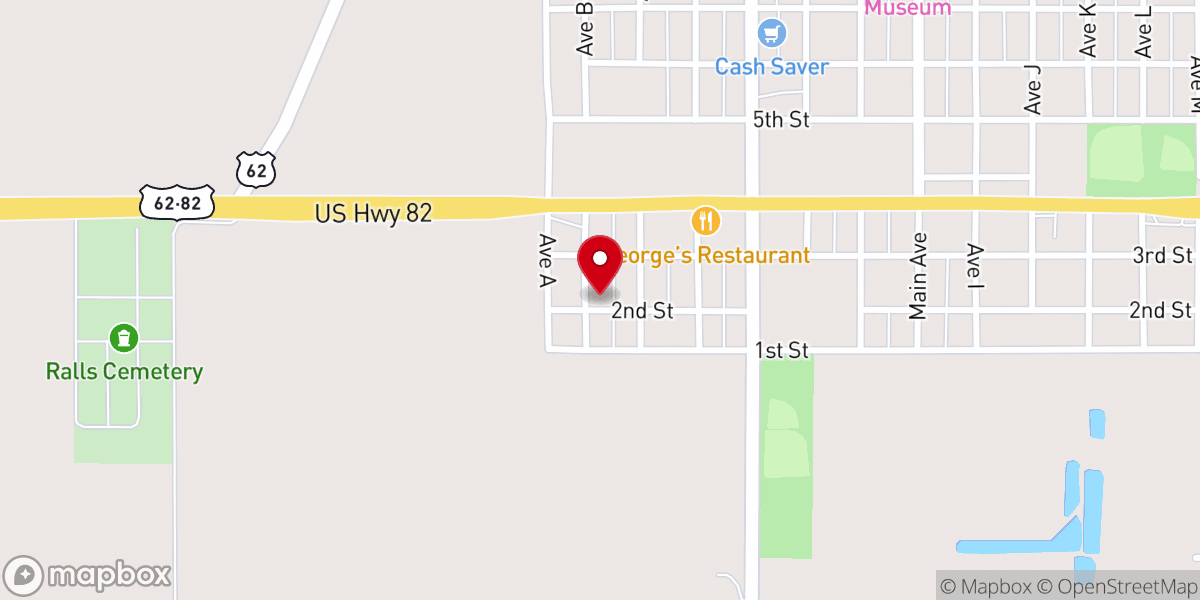 Map showing location of Shiloh Baptist Church