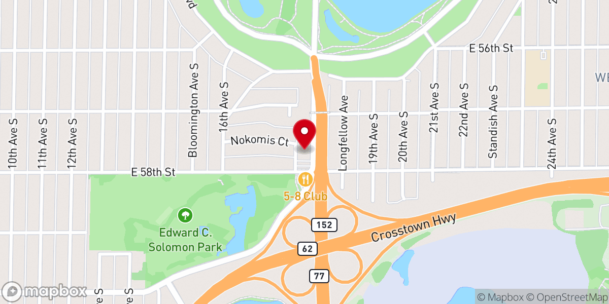 Map showing location of DHH Church, Iglesia "Dios Habla Hoy"