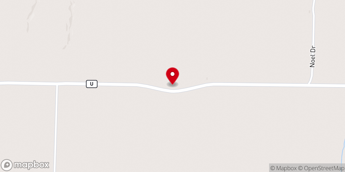 Map showing location of Pleasant Grove Church