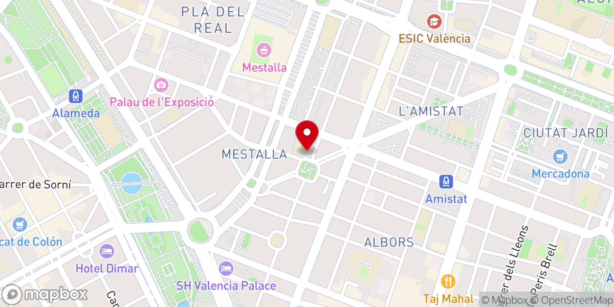Map showing location of Centro Misionero Bethesda Valencia (CMB Valencia - España)