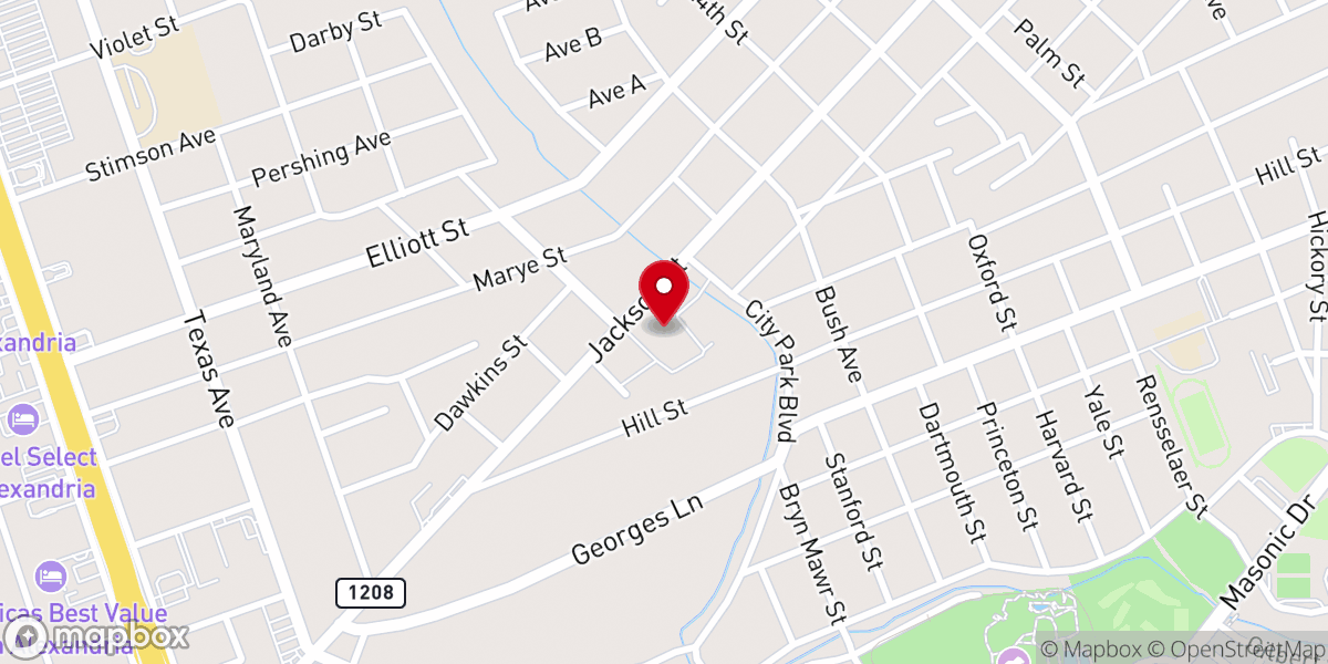 Map showing location of First United Methodist Church