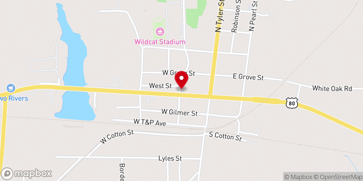 Map showing location of Agape House Ministry