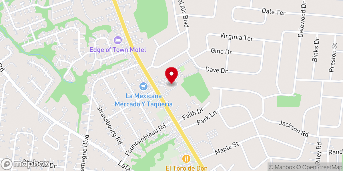 Map showing location of New Providence United Methodist Church