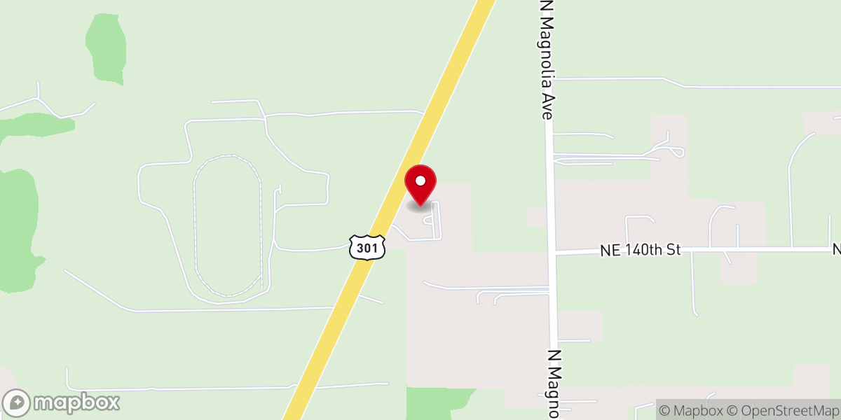Map showing location of Christ The King Catholic Church