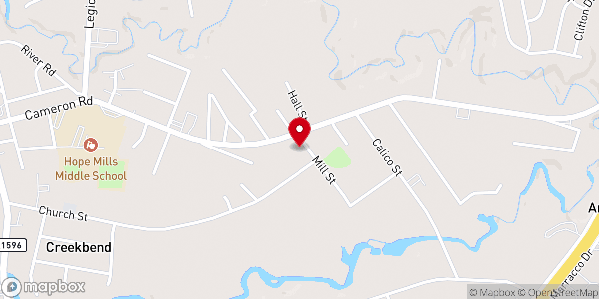 Map showing location of Cotton Methodist Church and Memorial Association