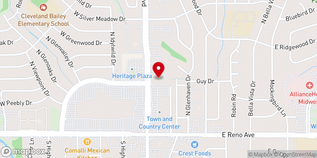 Map showing location of Saint Mathew United Methodist Church