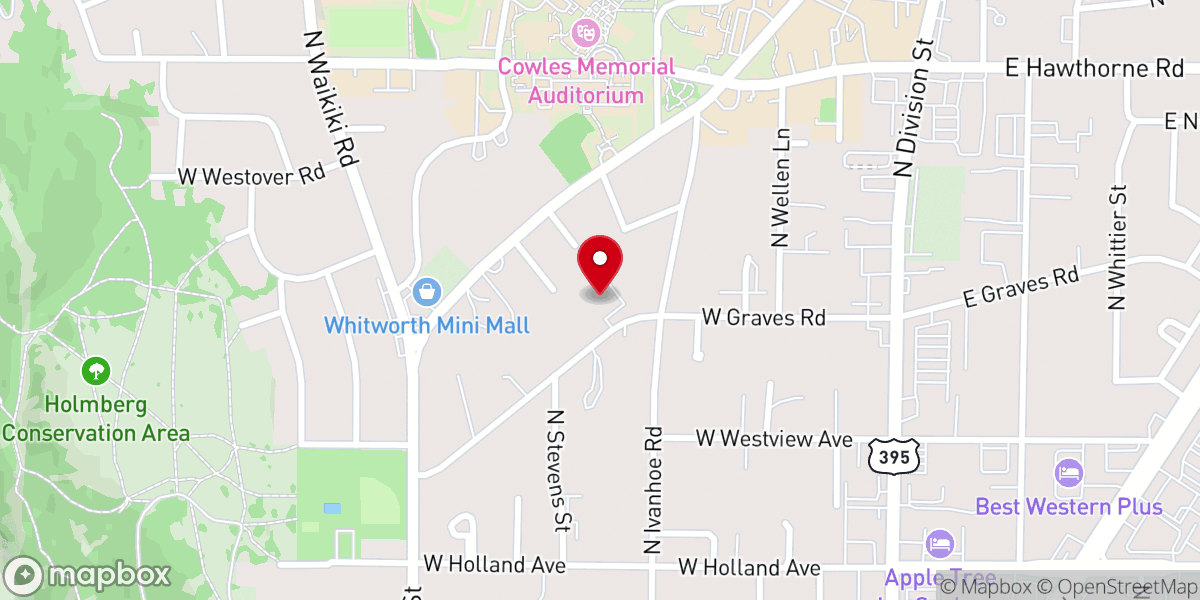 Map showing location of Liberty Baptist Church