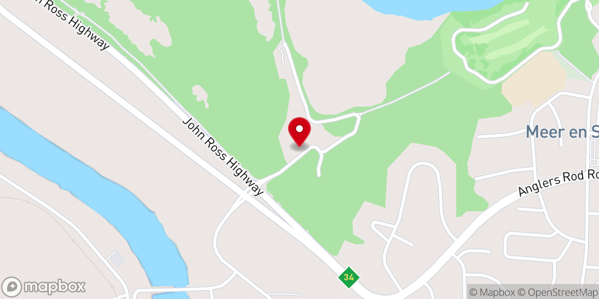 Map showing location of Richards Bay Urban Mission