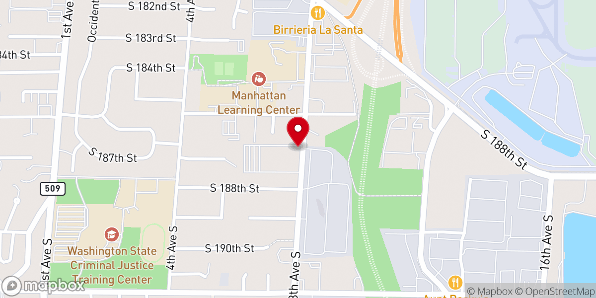 Map showing location of New Testament Church