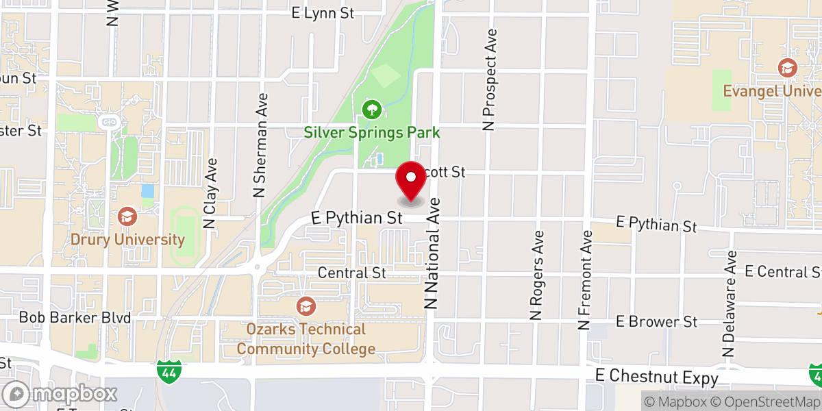 Map showing location of Mt. Carmel United Methodist Church