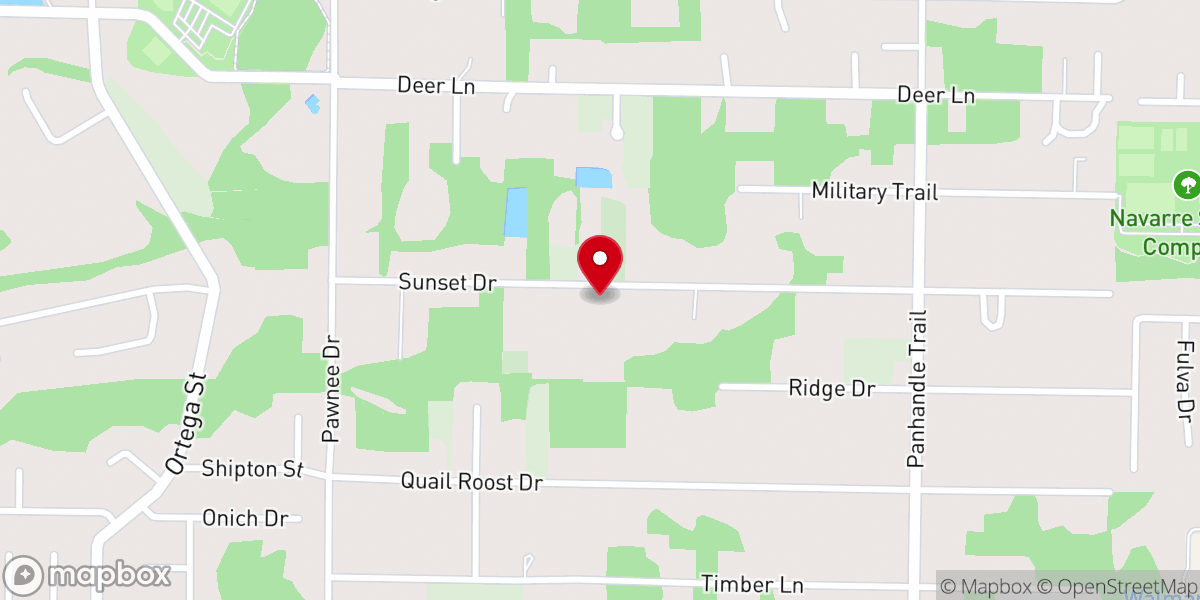 Map showing location of Living Word Evangelistic Association