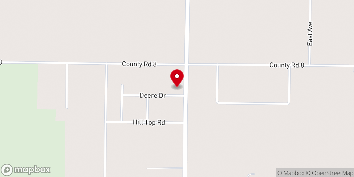 Map showing location of Genesis Church