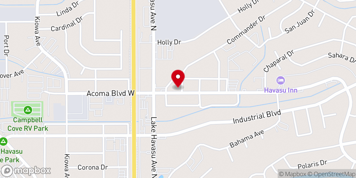 Map showing location of St Vincent DePaul Food Bank