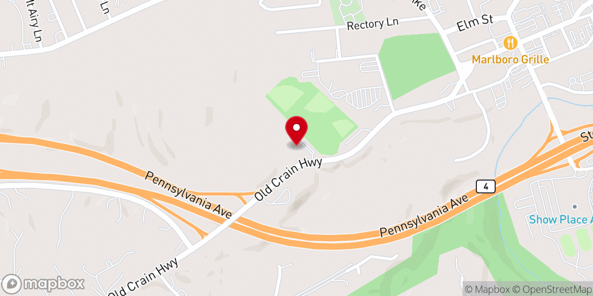 Map showing location of Nehemiah Family Worship Center