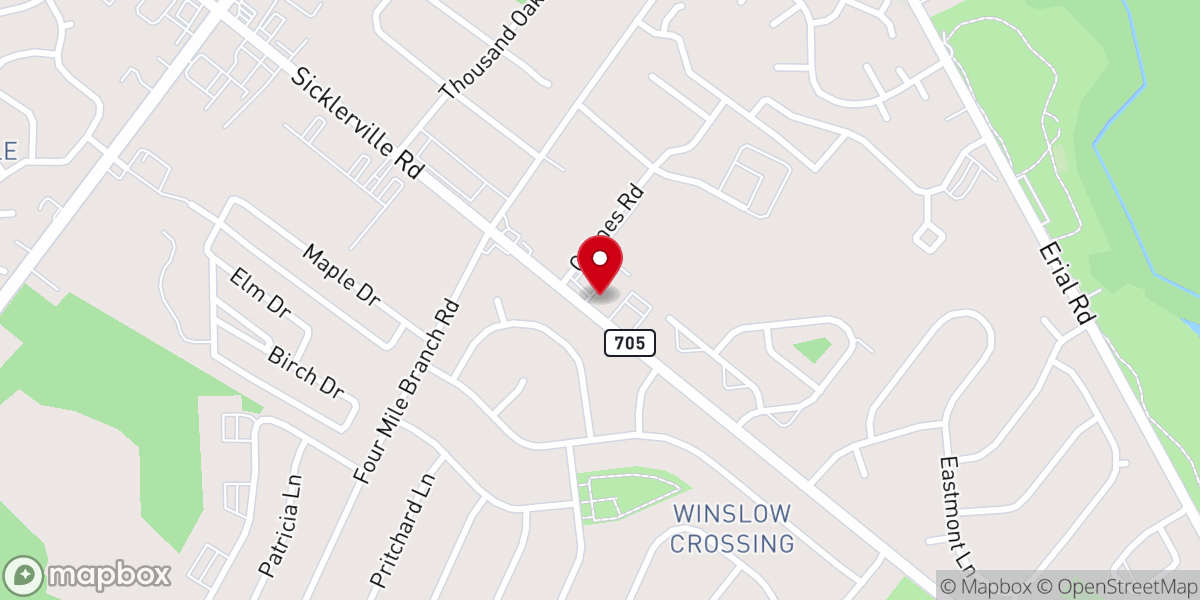 Map showing location of Christ Care Unit Missionary Baptist Church - Food Distribution Center