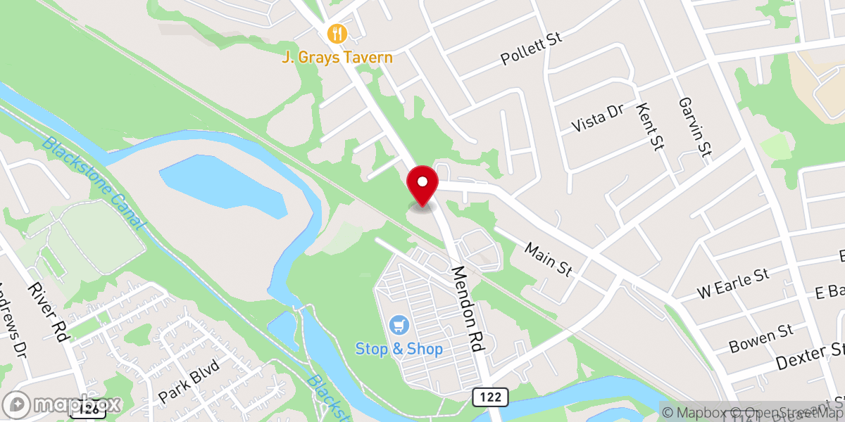 Map showing location of Church Small Engine Repair