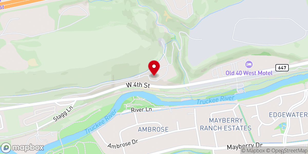 Map showing location of Reno Riverview Seventh-day Adventist Church