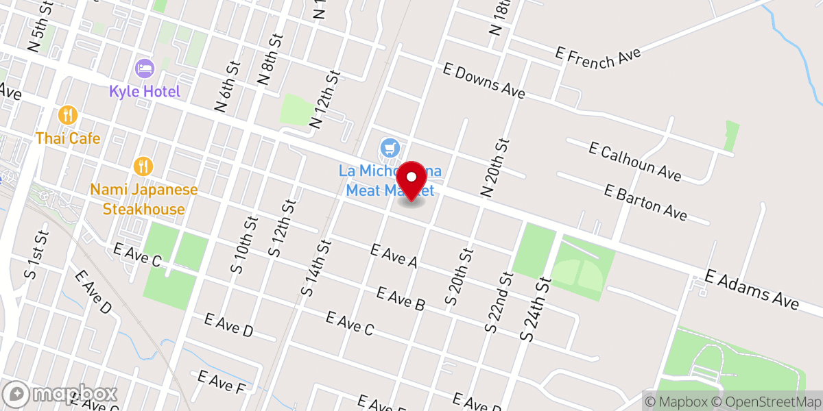 Map showing location of Greater Zion Temple Church Of God In Christ