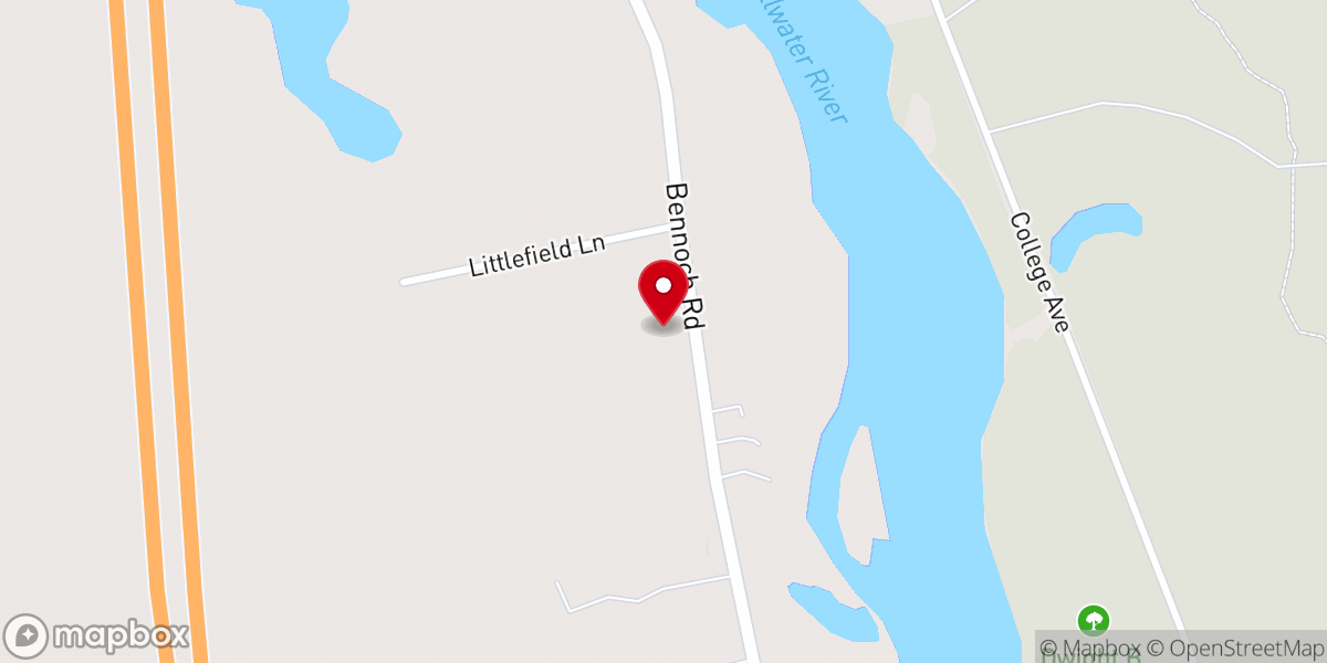 Map showing location of New Life Apostolic Church