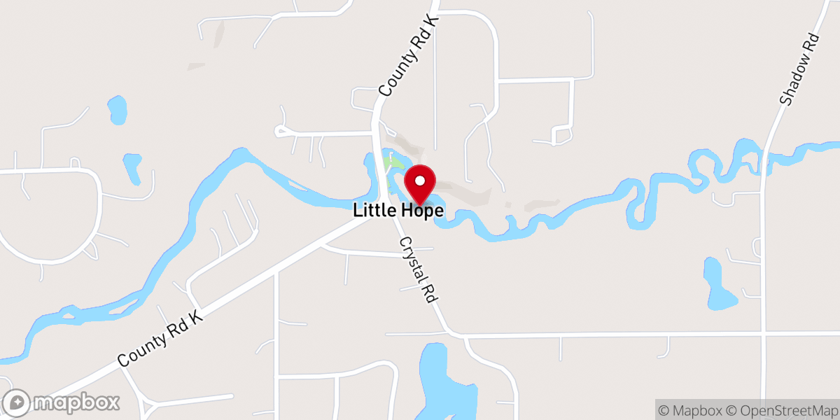Map showing location of Historic Red Mill Covered Bridge