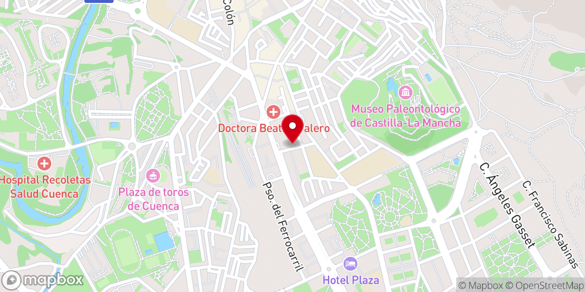 Map showing location of Iglesia Cristiana "La Luz del Mundo"