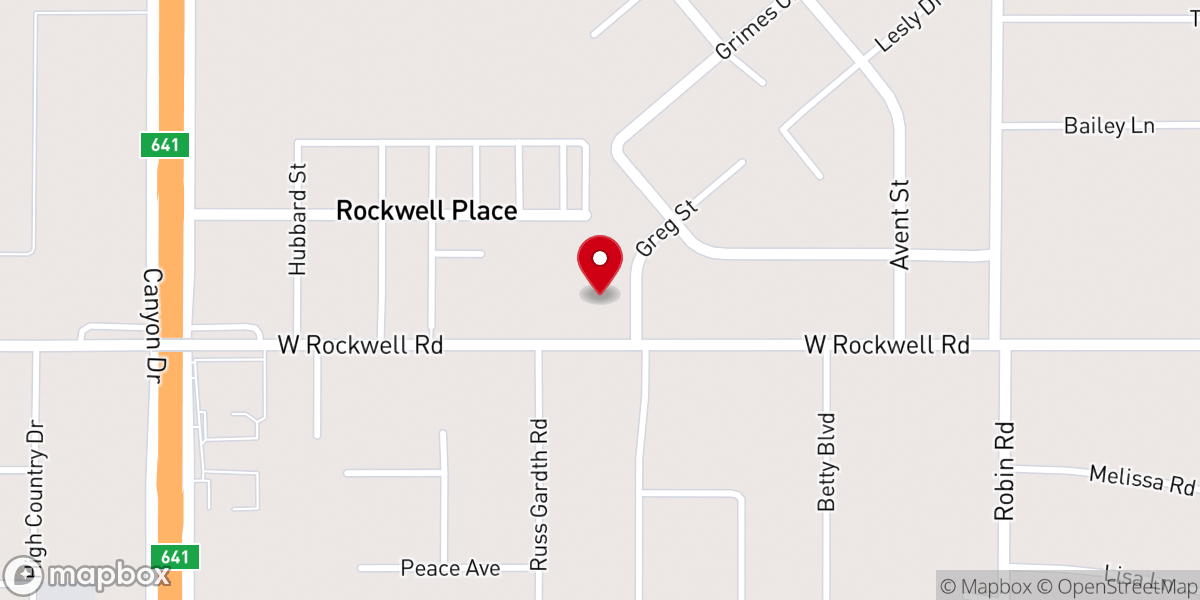 Map showing location of Middle Point Community Fellowship
